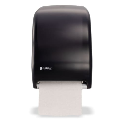 San Jamar Classic Tear-N-Dry Essence Roll Towel Dispenser, Black